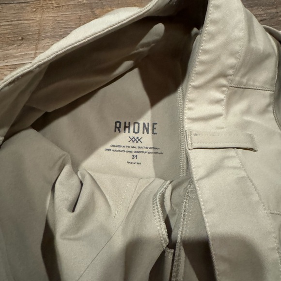 Rhône Performance Commuter Jogger sz 31 Khaki EUC - Picture 4 of 9